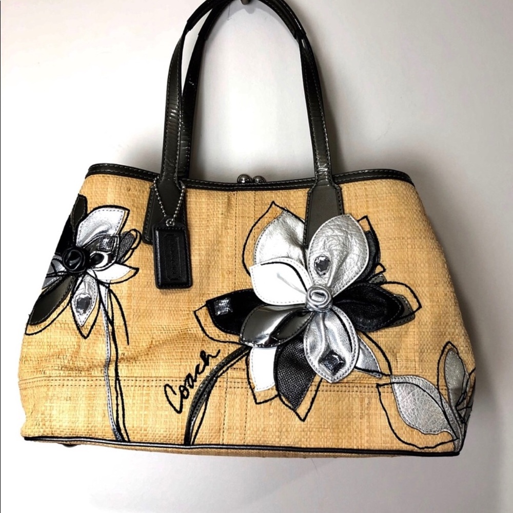 Coach Hamptons Archive 10th Anniversary Floral Bag